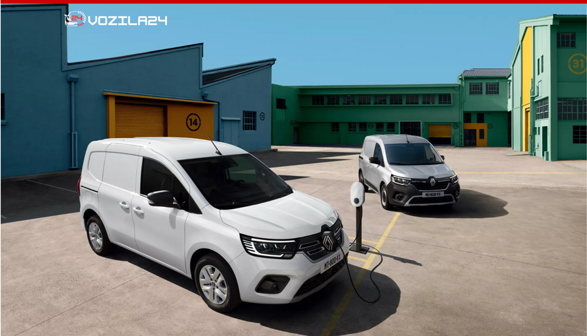 Renault Kangoo Van 2026: do 354 kilometrov dosega in hitrejše polnjenje za električni dostavnik