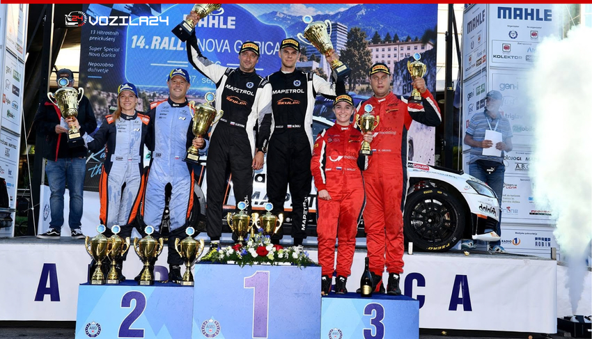 Samo 3 sekunde po več kot 150 kilometrih dirkanja: Mark Škulj dobil dramatični Rally Nova Gorica