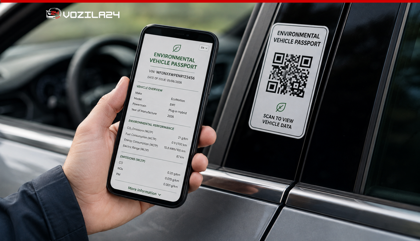 Vsak novi avto dobiva digitalni okoljski potni list: kaj bo Environmental Vehicle Passport pomenil za voznike?