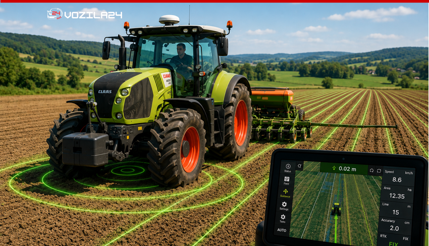 Traktor, ki vozi skoraj sam: na sejmu AGRA 2026 tehnologija z natančnostjo do 2 centimetrov