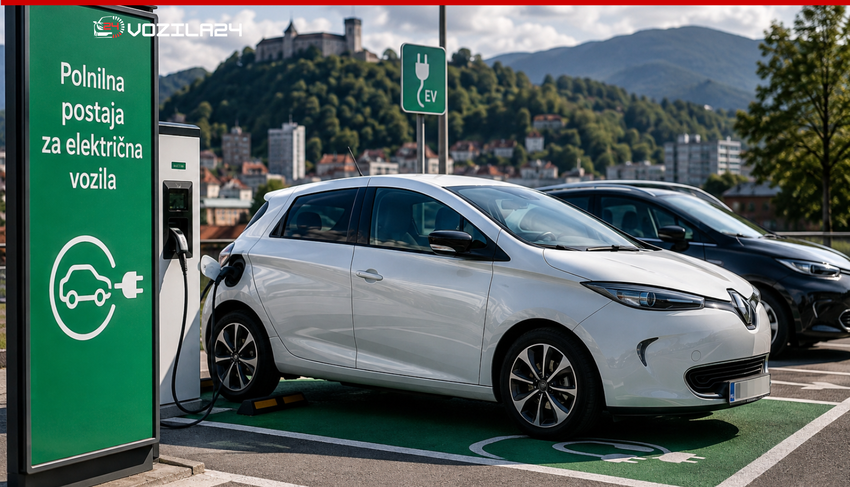 Julija je bil v Sloveniji že vsak četrti novo registrirani avtomobil električen
