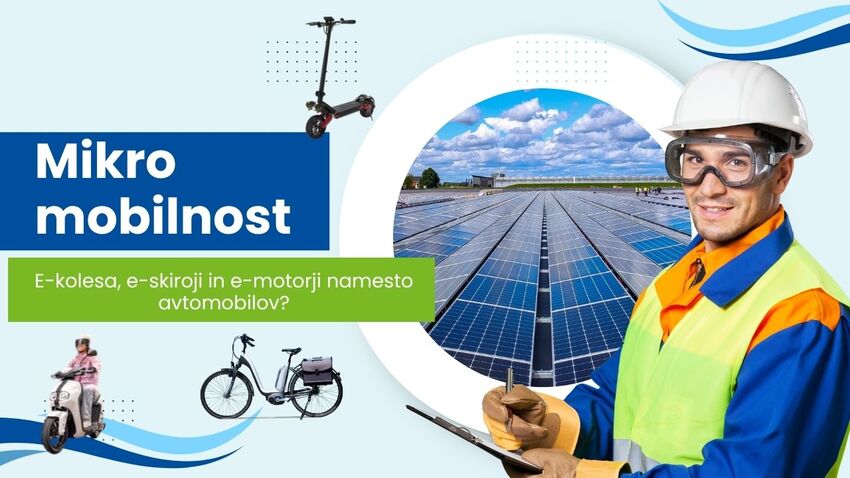 Mikro mobilnost - ali lahko e‑skiro nadomesti drugi avto v družini?